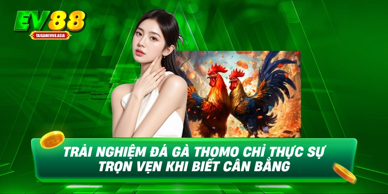 Trải nghiệm đá gà Thomo chỉ thực sự trọn vẹn khi biết cân bằng